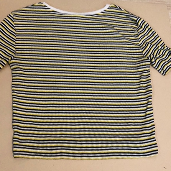 Striped Zara Crop top- Size Medium - Picture 3 of 3
